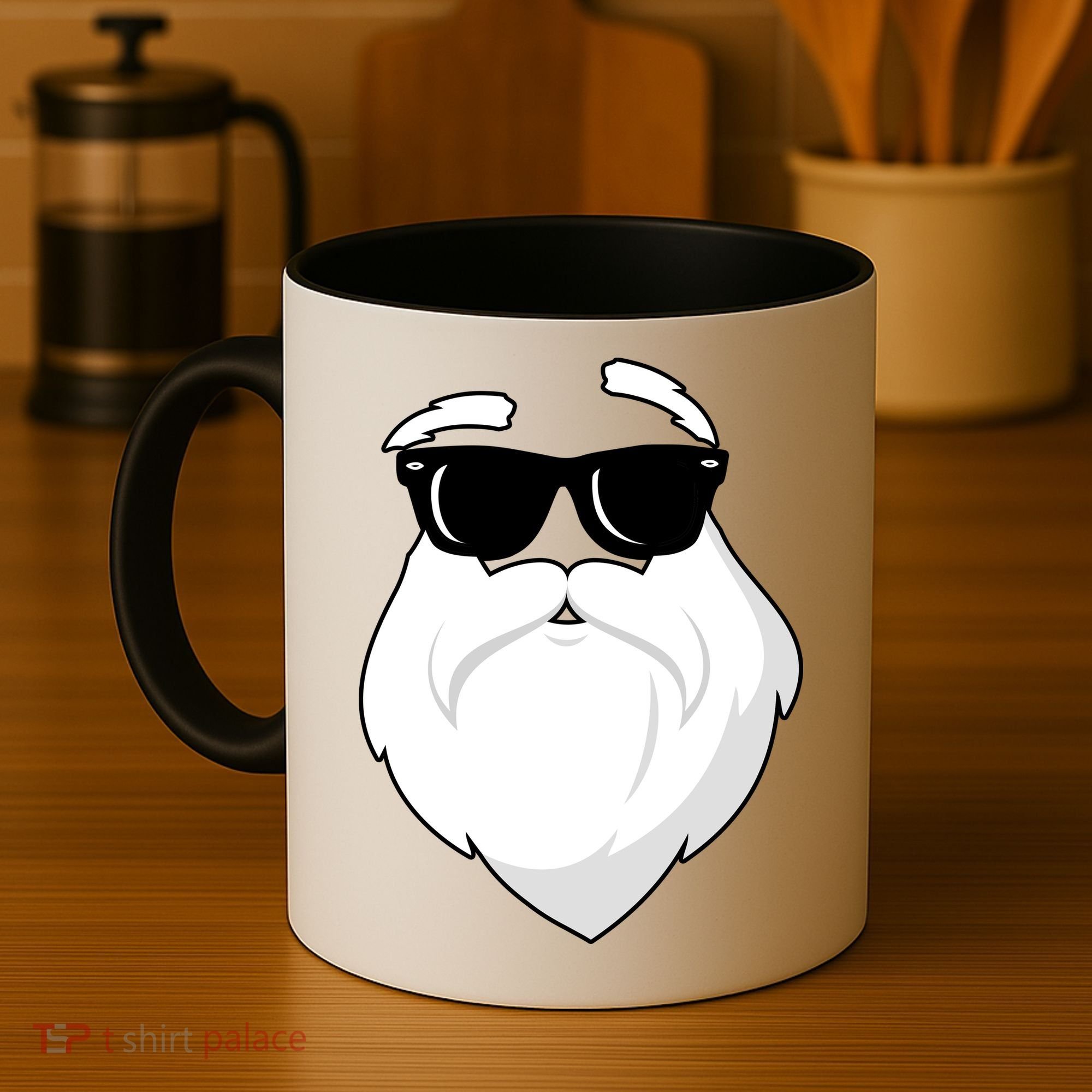 Cool Santa Face Coffee Mug