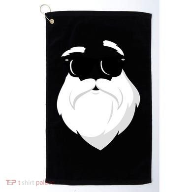 Cool Santa Face Golf Towel