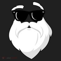 Cool Santa Face Golf Towel thumb 3