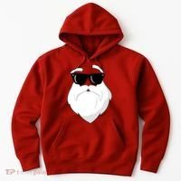 Cool Santa Face Hoodie thumb 0