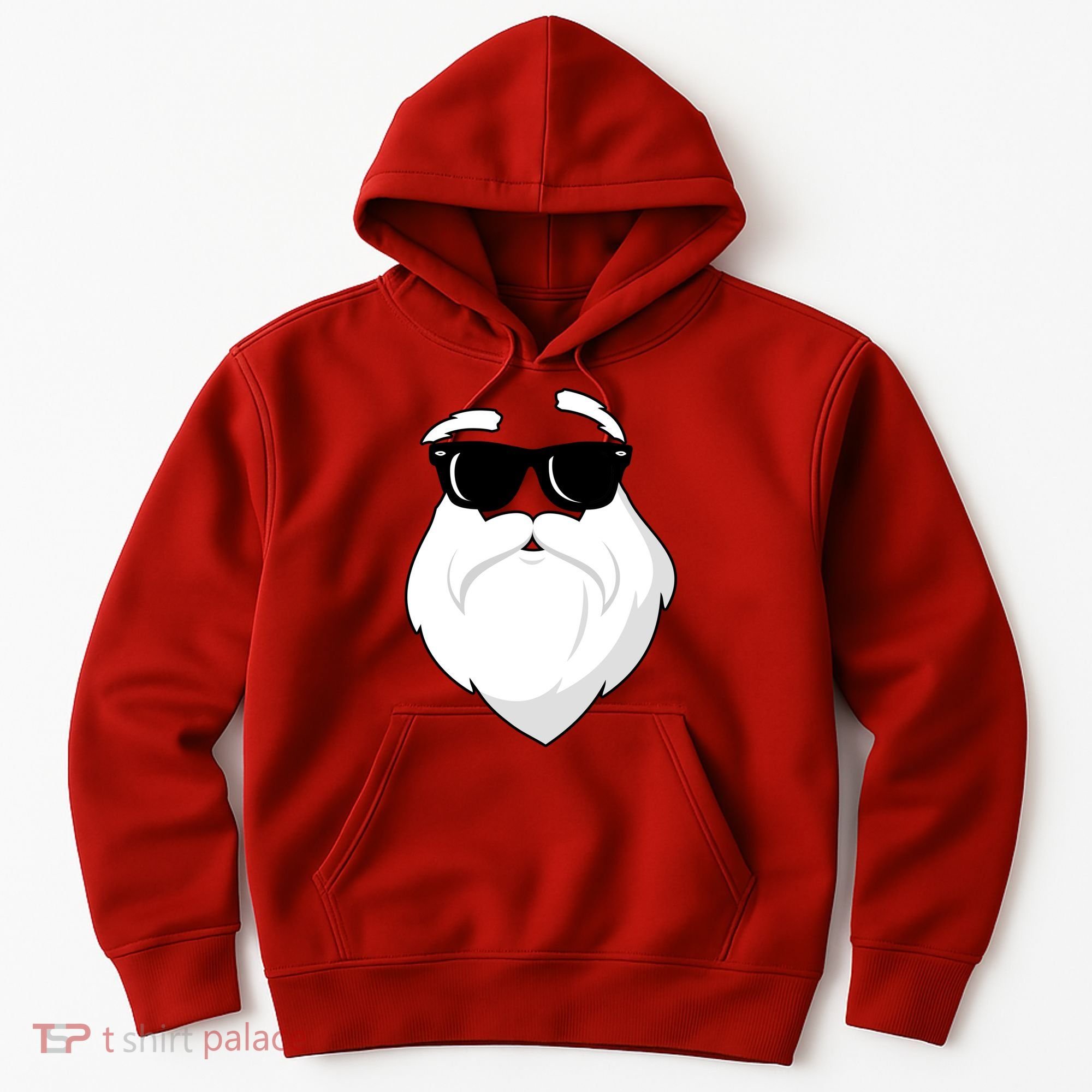 Cool Santa Face Hoodie