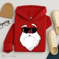 Cool Santa Face Hoodie thumb 4