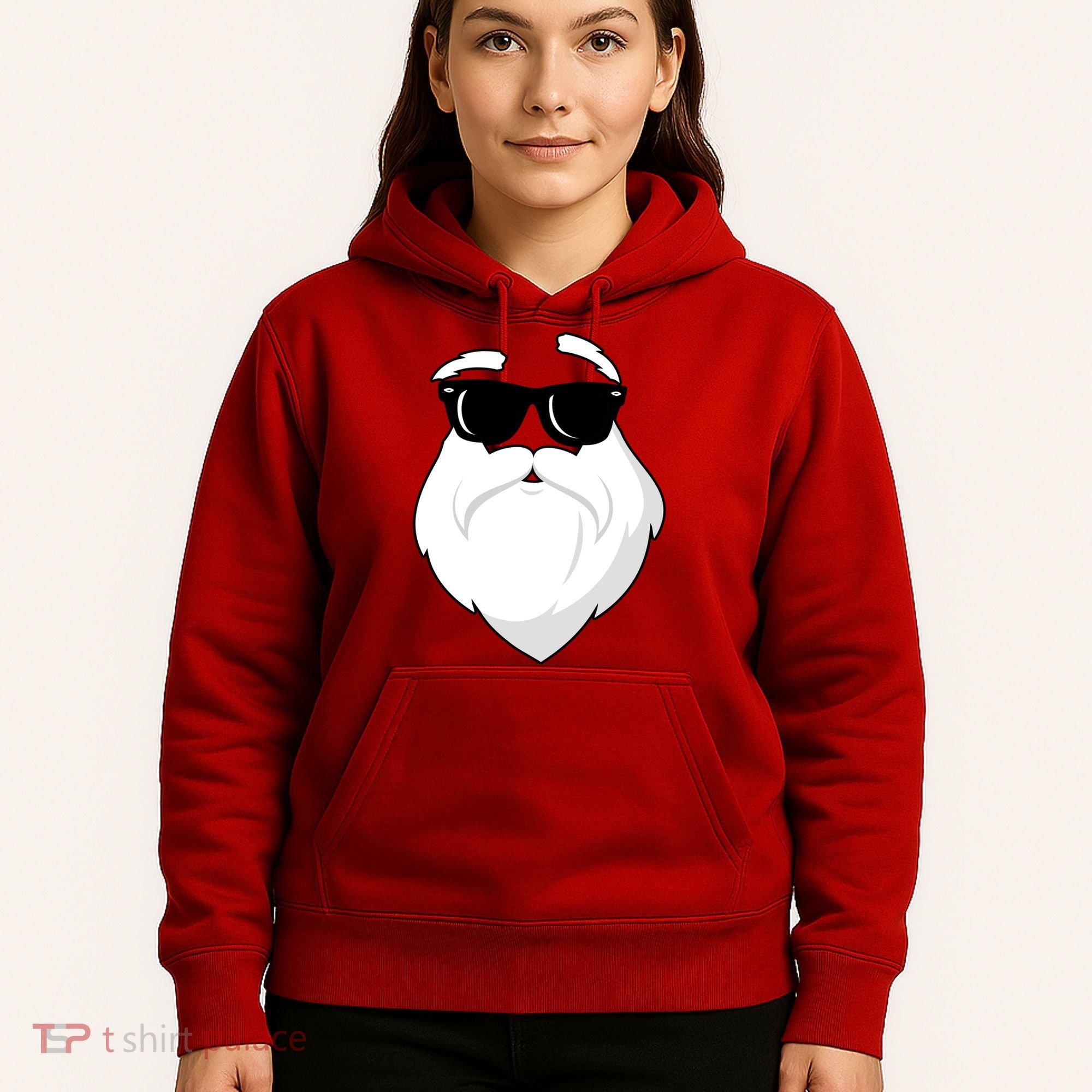 Cool Santa Face Hoodie