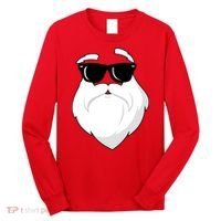 Cool Santa Face Long Sleeve Shirt thumb 0