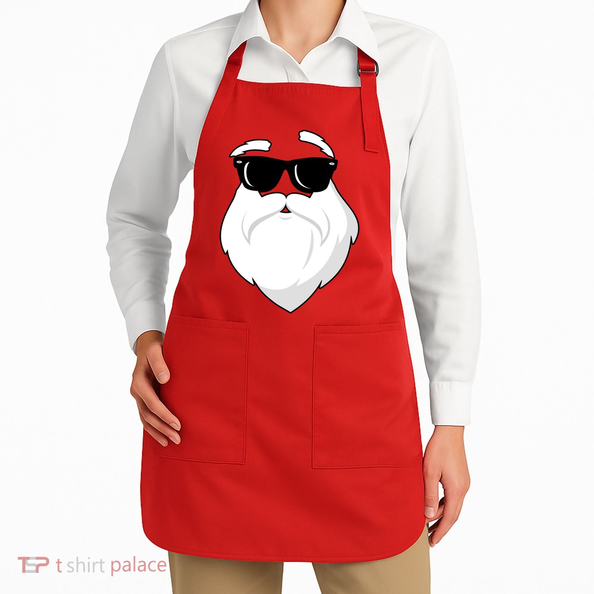 Cool Santa Face Apron