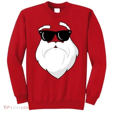 Cool Santa Face Sweatshirt