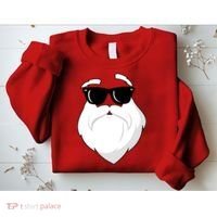Cool Santa Face Sweatshirt thumb 2