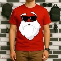 Cool Santa Face T-Shirt thumb 6
