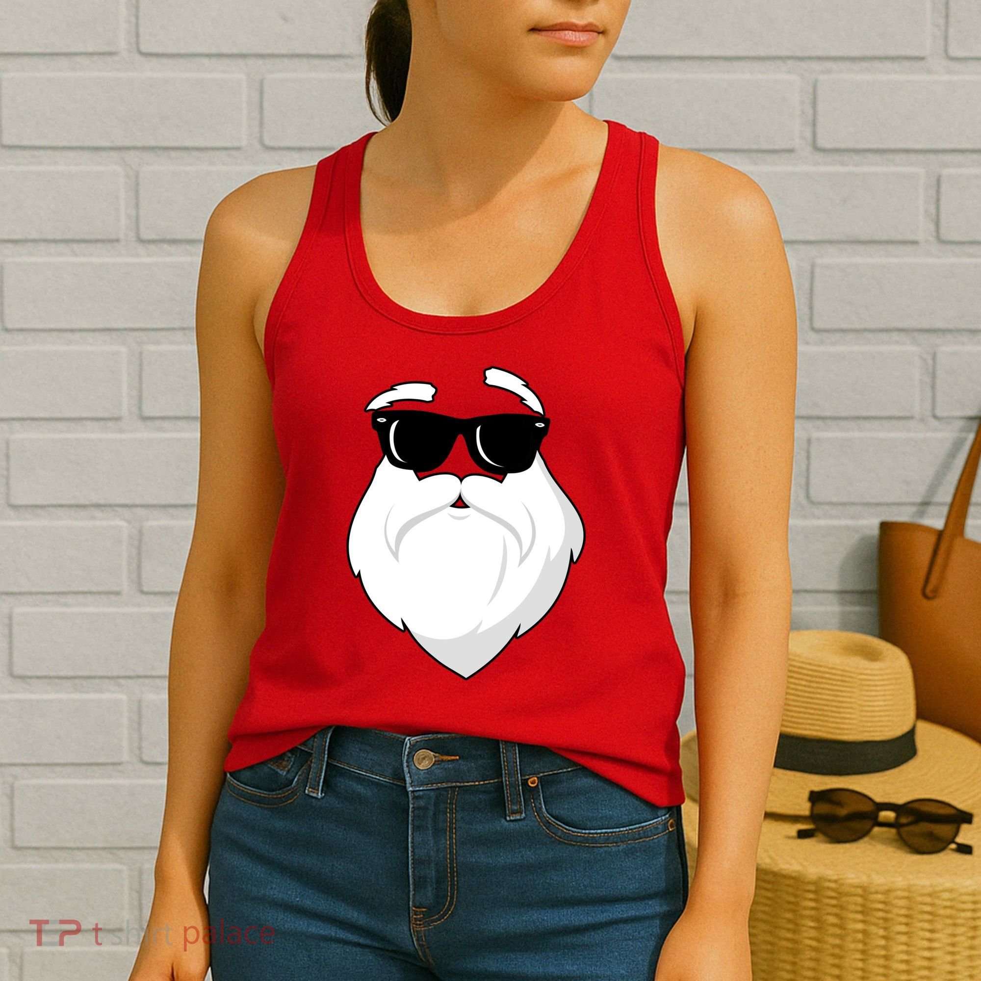 Cool Santa Face Women's Tank Top
