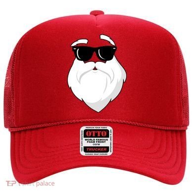 Cool Santa Face Hat