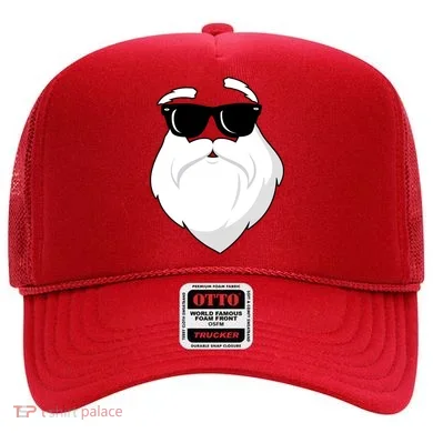 Cool Santa Face Hat