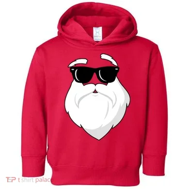 Cool Santa Face Toddler Hoodie