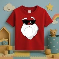 Cool Santa Face Toddler T-Shirt thumb 3