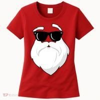 Cool Santa Face Women's T-Shirt thumb 0