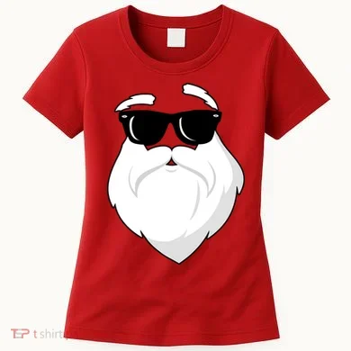 Cool Santa Face Women's T-Shirt