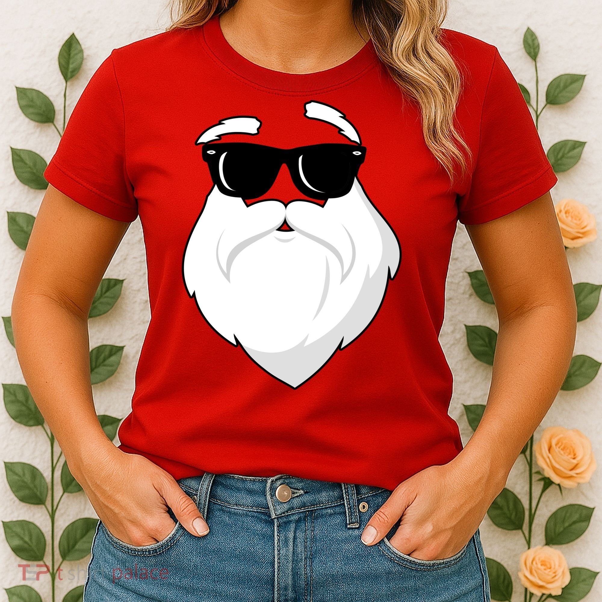Cool Santa Face Women's T-Shirt