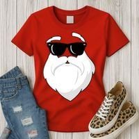 Cool Santa Face Women's T-Shirt thumb 3