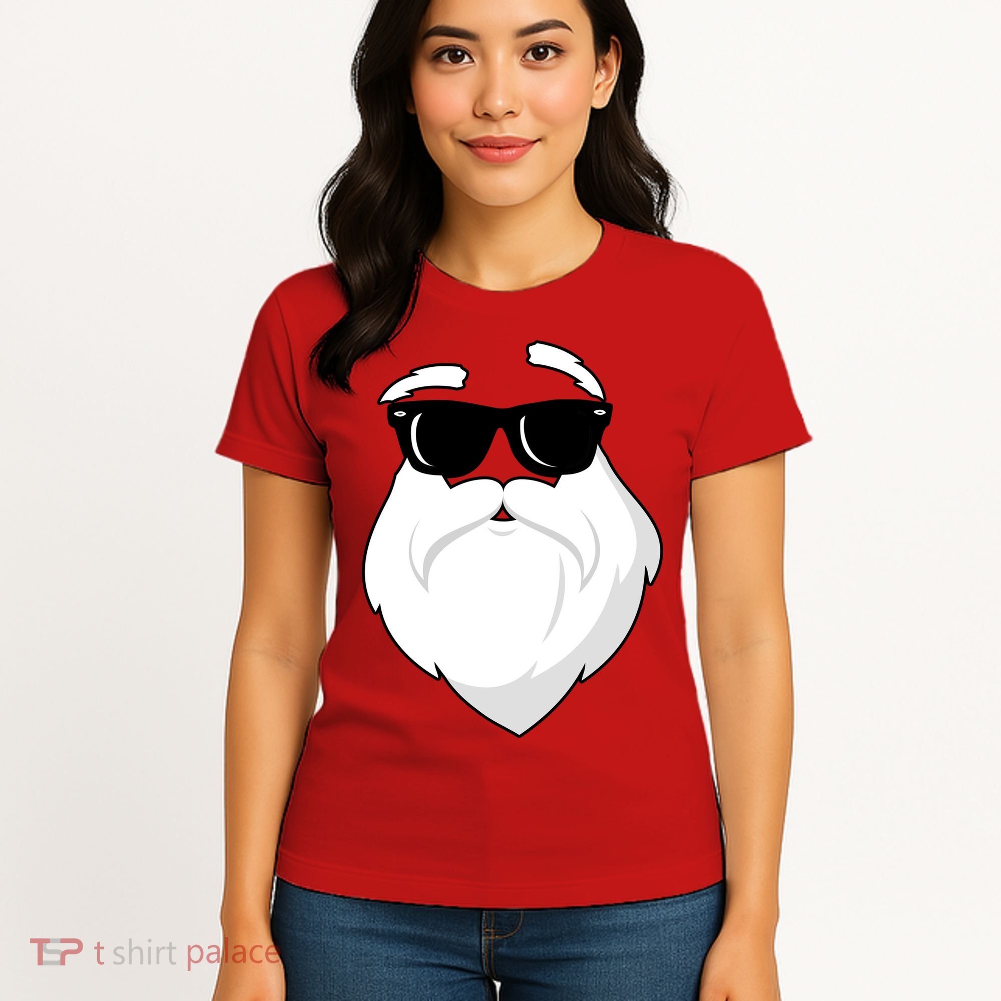 Cool Santa Face Women's T-Shirt