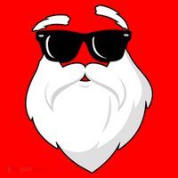 Cool Santa Face Kids T-Shirt thumb 4
