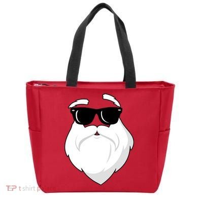 Cool Santa Face Tote Bag