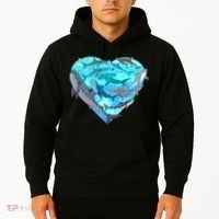Cool Shark Love Heart Hoodie thumb 2