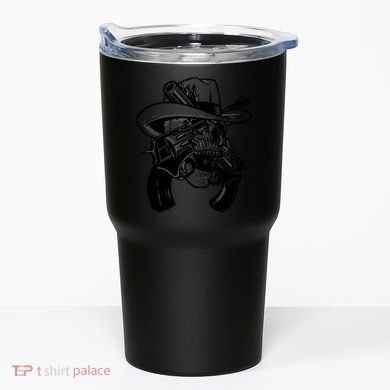 Cool Skull Guns Crossbones Tumbler