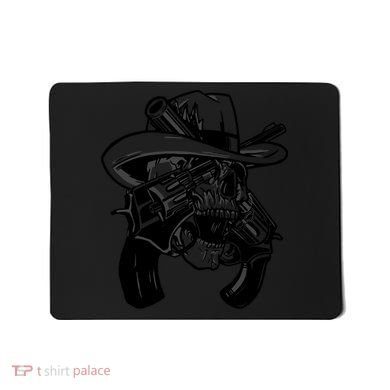 Cool Skull Guns Crossbones Mousepad