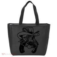 Cool Skull Guns Crossbones Tote Bag thumb 0