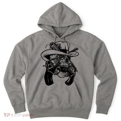 Cool Skull Guns Crossbones Hoodie