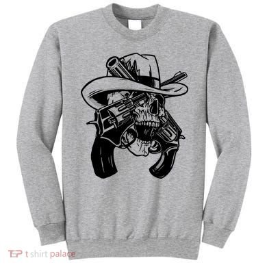 Cool Skull Guns Crossbones Sweatshirt