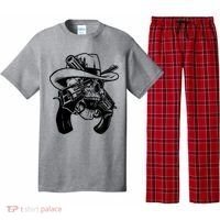 Cool Skull Guns Crossbones Pajama Set thumb 0