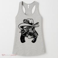 Cool Skull Guns Crossbones Women's Tank Top thumb 0