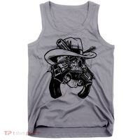 Cool Skull Guns Crossbones Tank Top thumb 0