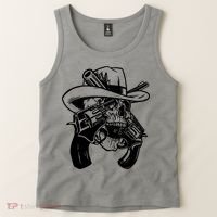 Cool Skull Guns Crossbones Tank Top thumb 2