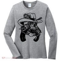 Cool Skull Guns Crossbones Women's Long Sleeve Shirt thumb 0