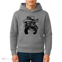 Cool Skull Guns Crossbones Kids Hoodie thumb 4