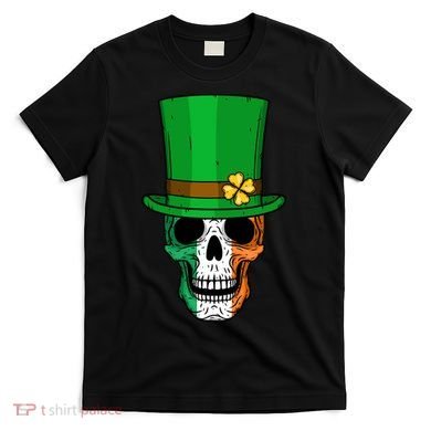 Cool St. Patricks Day Irish Skull T-Shirt