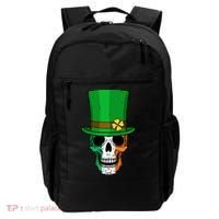 Cool St. Patricks Day Irish Skull Backpack thumb 0
