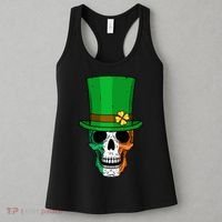 Cool St. Patricks Day Irish Skull Women's Tank Top thumb 3