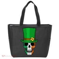 Cool St. Patricks Day Irish Skull Tote Bag thumb 0