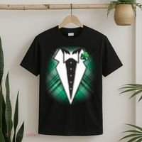Cool St. Patrick's Day Tuxedo Irish Tux T-Shirt thumb 2