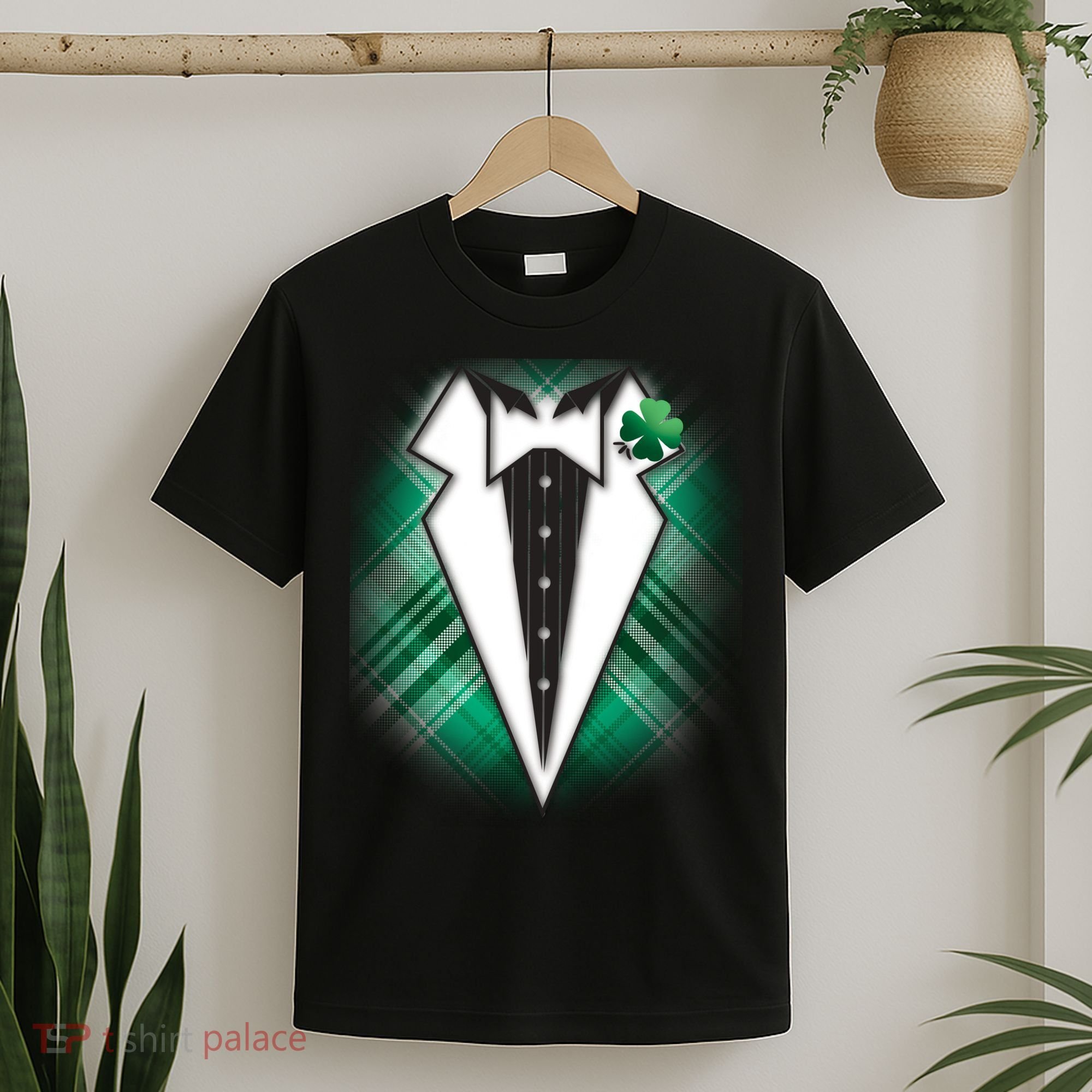 Cool St. Patrick's Day Tuxedo Irish Tux T-Shirt