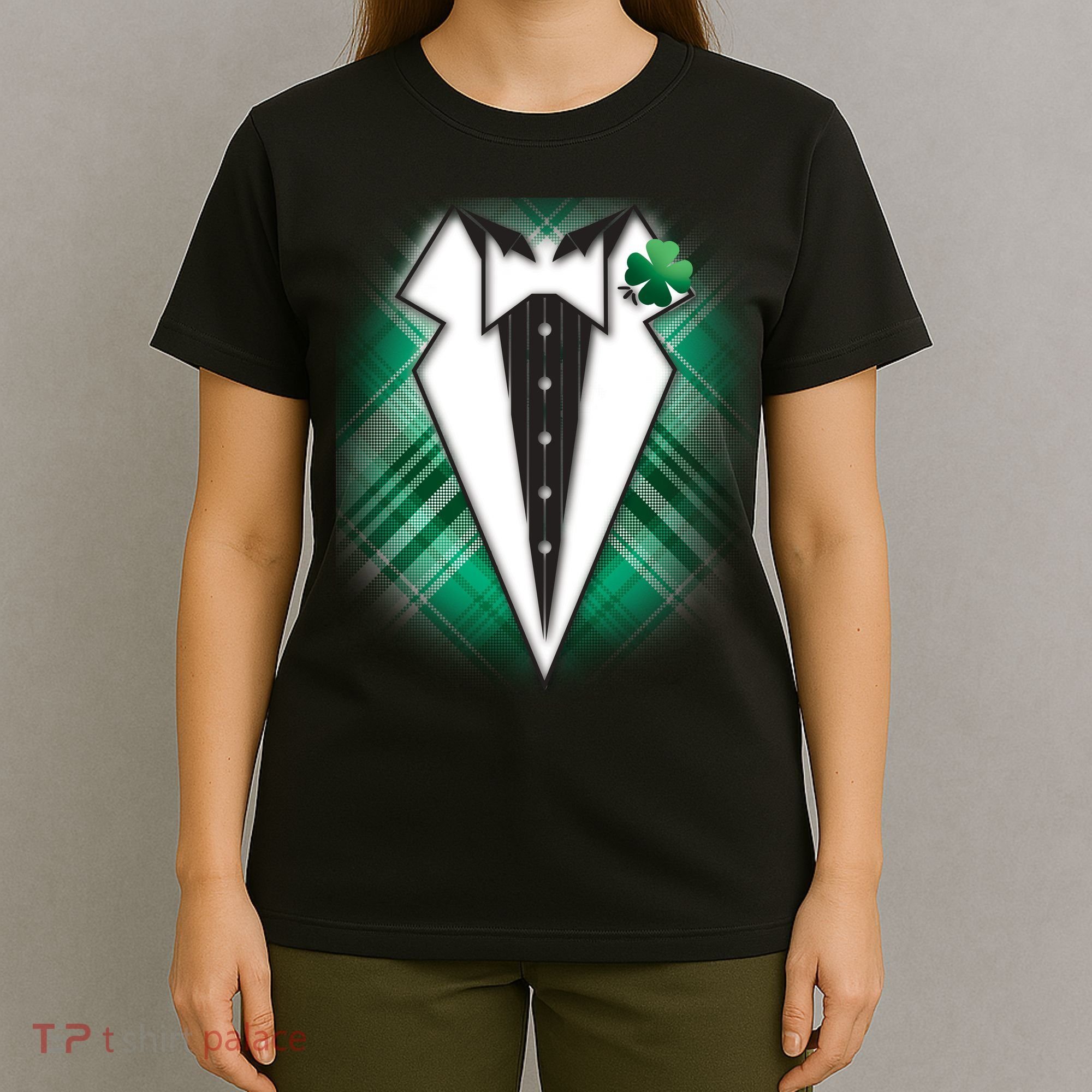 Cool St. Patrick's Day Tuxedo Irish Tux T-Shirt