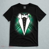 Cool St. Patrick's Day Tuxedo Irish Tux T-Shirt thumb 5