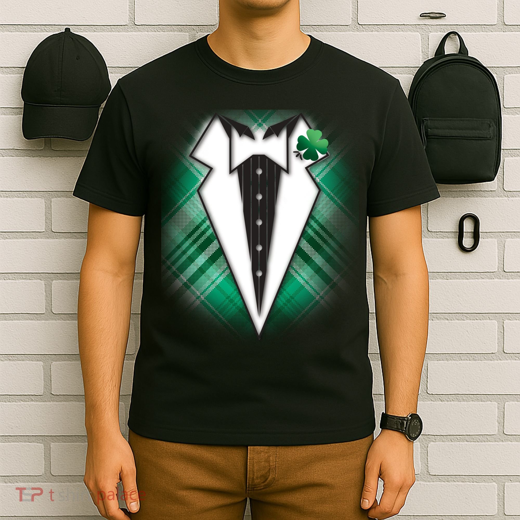 Cool St. Patrick's Day Tuxedo Irish Tux T-Shirt