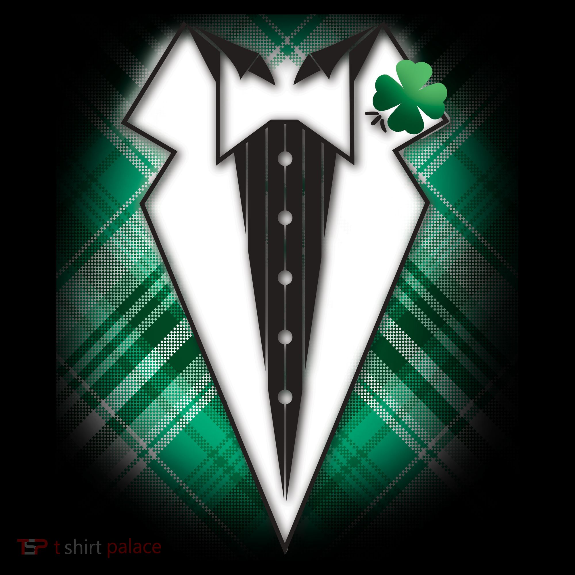 Cool St. Patrick's Day Tuxedo Irish Tux T-Shirt
