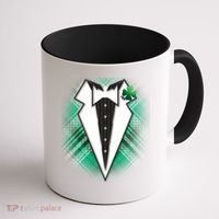 Cool St. Patrick's Day Tuxedo Irish Tux Coffee Mug thumb 1