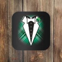 Cool St. Patrick's Day Tuxedo Irish Tux Coaster thumb 0