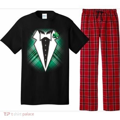 Cool St. Patrick's Day Tuxedo Irish Tux Pajama Set