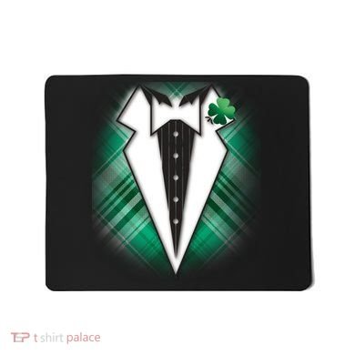 Cool St. Patrick's Day Tuxedo Irish Tux Mousepad